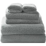 Juegos de toallas grises de microfibra 75x150 