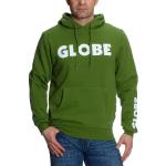 Sudaderas verdes con capucha manga larga con logo Globe talla XL para hombre 