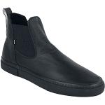 Zapatillas negras de cuero de piel vintage floreadas Globe talla 42,5 para hombre 