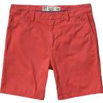 Shorts rojos de algodón Globe Goodstock talla XXS para mujer 