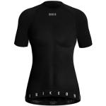 Camisetas térmicas negras de merino manga corta talla L para mujer 