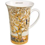 Cubiertos dorados de porcelana Gustav Klimt aptos para lavavajillas Goebel 