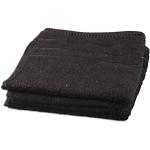 Juegos de toallas negros de algodón modernos Gözze 50x100 