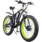Bicicletas eléctricas verdes de aluminio 