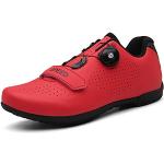 Zapatillas rojas de ciclismo para hombre 
