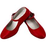 Zapatos rojos de tacón talla 31 para mujer 