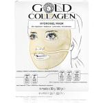GOLD COLLAGEN® Hydrogel Mask Set - 4 Mascarillas Faciales HidroGel, Tratamiento Hidratante con Ácido Hialurónico y Glicerina para Skin Care Luminosa, Mascarillas Faciales Piel Seca, Korean Skincare