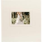 goldbuch Álbum de boda con 60 páginas blancas y pergamino, álbum de recuerdo con estampado para imagen propia, álbum de papel acabado satinado, aprox. 30 x 31 x 4 cm, 08 009