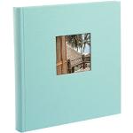 Goldbuch álbum de Fotos, Trend, 25 x 25 cm, 60 páginas con pergamino, Azul Turquesa, 30x31 cm