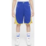 Shorts infantiles azules de piel Golden State Warriors para niño 
