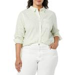 Camisetas blancas de algodón a rayas manga larga con rayas talla M para mujer 