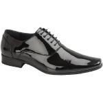 Zapatos colegiales negros de poliuretano con cordones oficinas Goor talla 48 infantiles 