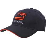 Gorras negras de poliester de béisbol  Ayrton Senna Talla Única para hombre 