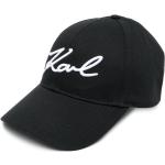 Gorras estampadas negras de algodón con logo Karl Lagerfeld Talla Única para mujer 