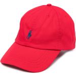 Gorras infantiles rojas de algodón con logo Ralph Lauren Lauren Talla Única 