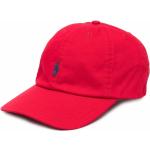 Gorras infantiles rojas de algodón con logo Ralph Lauren Lauren Talla Única 