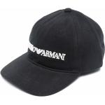 Gorras estampadas negras de poliester con logo Armani Emporio Armani Talla Única para hombre 