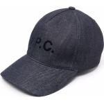Gorras estampadas azules de poliester talla 60 con logo A.P.C. talla 3XL para hombre 
