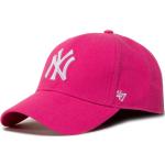 Gorras planas rosas New York Yankees 47 Brand para mujer 