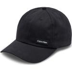 Gorras negras de algodón rebajadas Calvin Klein para mujer 
