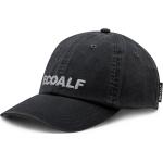 Gorras negras de algodón rebajadas Ecoalf para mujer 