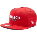 Gorras rojas de algodón rebajadas Chicago Bulls NEW ERA talla L para mujer 