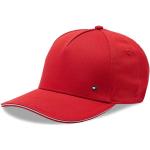 Gorras rojas de algodón rebajadas Tommy Hilfiger Sport para hombre 
