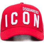 Gorras rojas de algodón de béisbol  con logo Dsquared2 con bordado Talla Única para hombre 