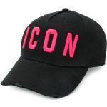 Gorras negras de algodón de béisbol  con logo Dsquared2 Talla Única para mujer 