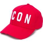 Gorras rojas de algodón de béisbol  con logo Dsquared2 Talla Única para hombre 