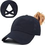 Gorras azules de poliester de béisbol  transpirables Talla Única para mujer 