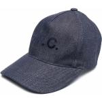 Gorras estampadas azules de poliester talla 60 con logo A.P.C. talla 7XL para mujer 