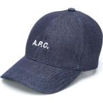Gorras estampadas azules de poliester talla 60 con logo A.P.C. talla XS para hombre 