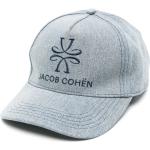 Gorras estampadas azules celeste de poliester con logo Jacob Cohen Talla Única para hombre 