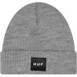 Gorros grises de invierno con logo Huf para hombre 