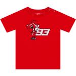 Camisetas rojas de manga corta infantiles rebajadas 9 años para bebé 