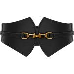 Cinturones elásticos negros de sintético tallas grandes vintage talla XXL para mujer 