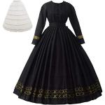 Disfraces negros medievales tallas grandes vintage talla XXL para mujer 