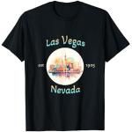 Gráfico Las Vegas Nevada Paisaje urbano Camiseta