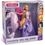 Grandi Giochi GG03023 Princess Rapunzel con su Majestuoso Caballo