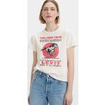 Camisetas estampada de algodón vintage desgastado LEVI´S talla S para mujer 