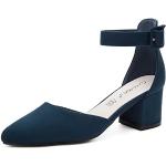 Zapatos azules de tacón talla 39 para mujer 