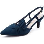 Zapatos azul marino de sintético de tacón con tacón de aguja oficinas talla 39 para mujer 