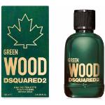 Eau de toilette verdes de 100 ml Dsquared2 Green Wood con vaporizador para hombre 