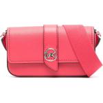 Bolsos satchel rojos de piel rebajados plegables con logo Michael Kors by Michael para mujer 