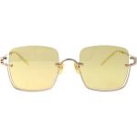 Gafas amarillas de sol rebajadas Gucci talla 7XL para mujer 