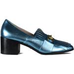 Zapatos azules de tacón rebajados Gucci talla 36,5 para mujer 