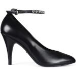 Gucci, Zapatos de cuero con adornos de cristal Black, Mujer, Talla: 38 1/2 EU