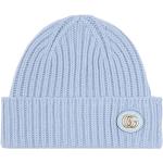 Sombreros azules celeste de lana de invierno cachemira Gucci talla L para mujer 