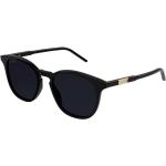 Gafas negras de acetato de sol rebajadas vintage con logo Gucci talla 5XL para mujer 